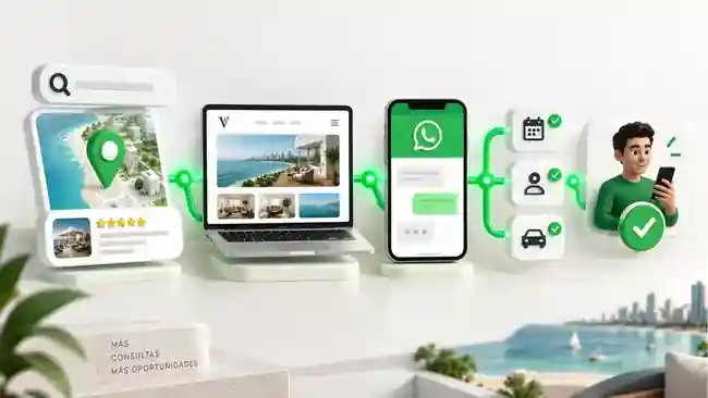 Recorrido desde Google Maps hasta WhatsApp y una oportunidad comercial